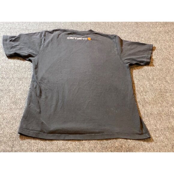 Carhartt Top Tee T Shirt Black SS Round Collar Work Wear Men S - Picture 5 of 6